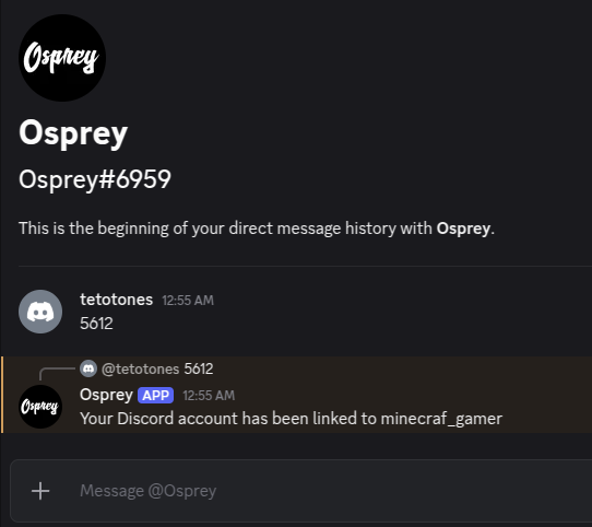 step 3b: messaging the Discord bot
